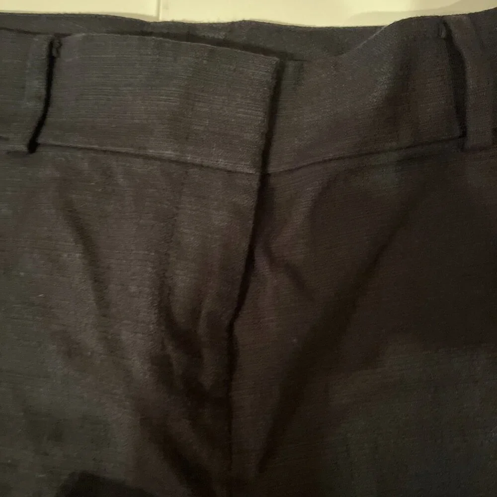 Ann Taylor Black Pants Double Clasp‎ Size 4 💗